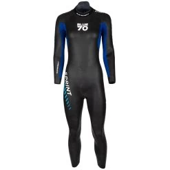 Blueseventy Sprint Women's Wetsuit - Black/blue -Aqua Fit Shop blueseventy sprint womens wetsuit black blue 3 1427879