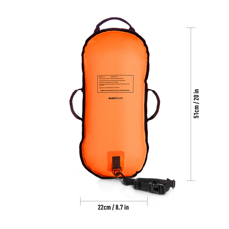 Buddyswim Buoy Ultralight - Orange 4 Buddyswim Buoy Ultralight - Orange - Image 2