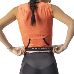 Castelli Free 2 W Tri Singlet Women's - Coral Flash 583 -Aqua Fit Shop castelli free 2 w tri singlet womens coral flash 583 6 1132634