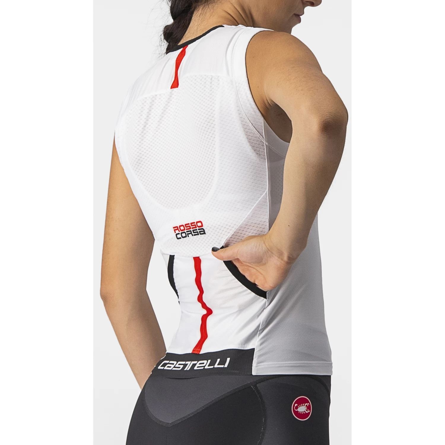 Castelli Free 2 W Tri Singlet Women's - White/black 101 7 Castelli Free 2 W Tri Singlet Women's - White/black 101 - Image 5