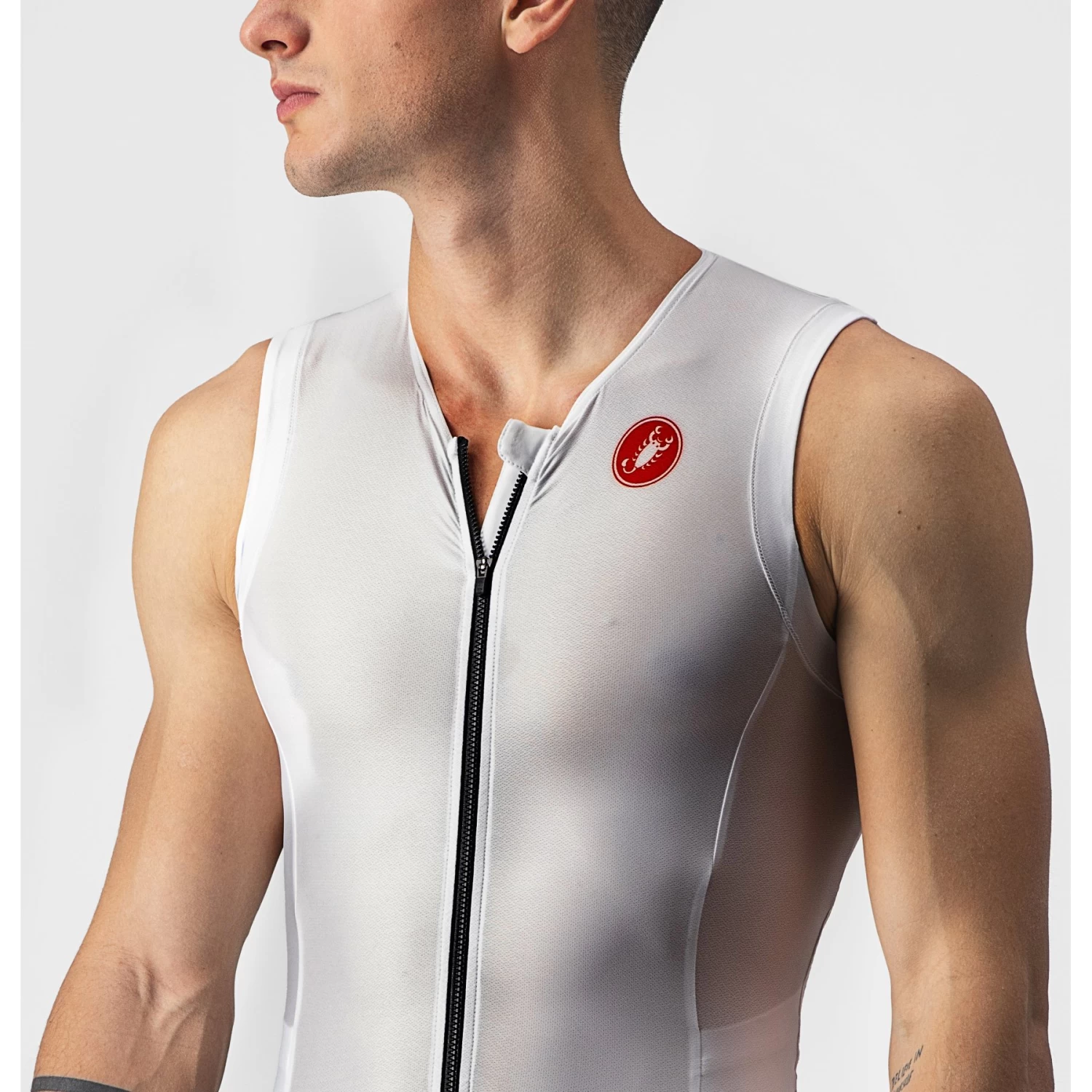 Castelli Free Sanremo 2 Suit Sleeveless - White/black 101 4 Castelli Free Sanremo 2 Suit Sleeveless - White/black 101 - Image 2