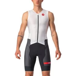 Castelli Free Sanremo 2 Suit Sleeveless - White/black 101