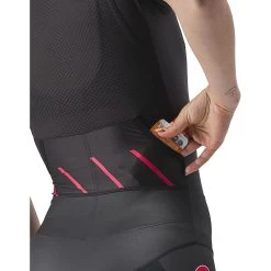 Castelli Free Sanremo 2 W Suit Short Sleeve Women's - Black/hibiscus 181 -Aqua Fit Shop castelli free sanremo 2 w suit short sleeve womens black hibiscus 181 4 1350815