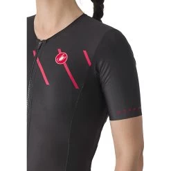 Castelli Free Sanremo 2 W Suit Short Sleeve Women's - Black/hibiscus 181 -Aqua Fit Shop castelli free sanremo 2 w suit short sleeve womens black hibiscus 181 7 1350818