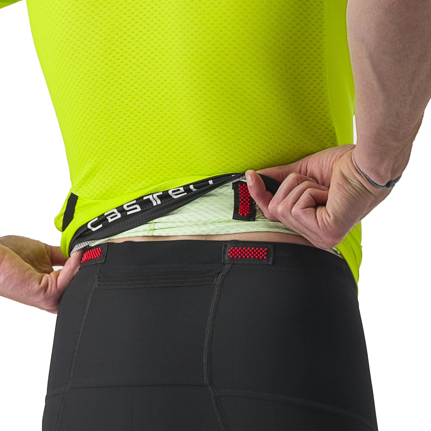 Castelli Free Speed 2 Race Top - Electric Lime/niagara Blue 383 6 Castelli Free Speed 2 Race Top - Electric Lime/niagara Blue 383 - Image 4