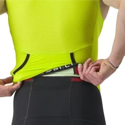 Castelli Free Tri 2 Sleeveless Top - Electric Lime/niagara Blue 383 -Aqua Fit Shop castelli free tri 2 sleeveless top electric lime niagara blue 383 4 1351533