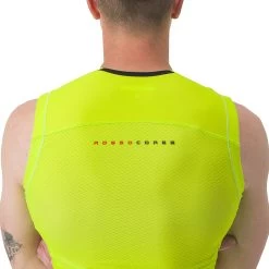 Castelli Free Tri 2 Sleeveless Top - Electric Lime/niagara Blue 383 -Aqua Fit Shop castelli free tri 2 sleeveless top electric lime niagara blue 383 5 1351534