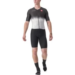 Castelli Sanremo Ultra Speed Suit - Black/silver Grey 870
