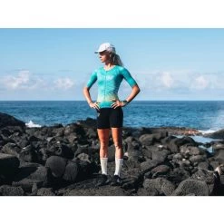 Compressport Tri Postural Aero Short Sleeve Top Women - Columbia/evening Primerose -Aqua Fit Shop compressport tri postural aero short sleeve top women columbia evening primerose 1 1455083
