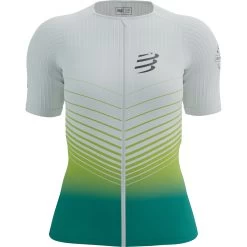 Compressport Tri Postural Aero Short Sleeve Top Women - White/columbia