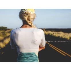 Compressport Tri Postural Aero Short Sleeve Top Women - White/columbia -Aqua Fit Shop compressport tri postural aero short sleeve top women white columbia 1 1455090