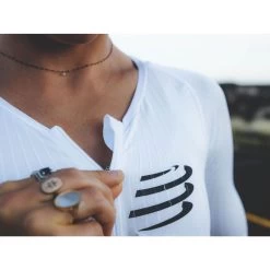 Compressport Tri Postural Aero Short Sleeve Top Women - White/columbia -Aqua Fit Shop compressport tri postural aero short sleeve top women white columbia 3 1455092