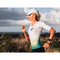 Compressport Tri Postural Aero Short Sleeve Top Women - White/columbia -Aqua Fit Shop compressport tri postural aero short sleeve top women white columbia 6 1455095