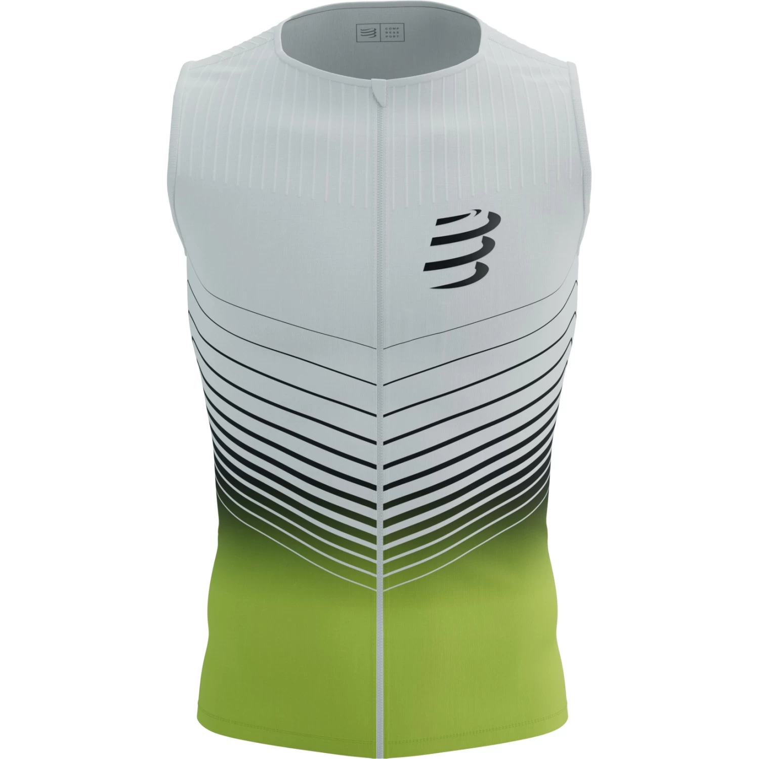 Compressport Tri Postural Aero Tank Top Men - White/evening Primerose 3 Compressport Tri Postural Aero Tank Top Men - White/evening Primerose