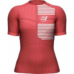 Compressport Tri Postural Short Sleeve Top Women - Coral -Aqua Fit Shop compressport tri postural short sleeve top women coral 1 907545