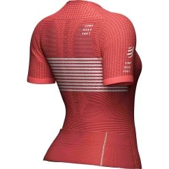 Compressport Tri Postural Short Sleeve Top Women - Coral -Aqua Fit Shop compressport tri postural short sleeve top women coral 4 907548
