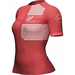 Compressport Tri Postural Short Sleeve Top Women - Coral -Aqua Fit Shop compressport tri postural short sleeve top women coral 8 907552