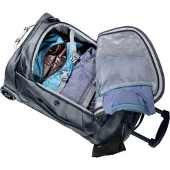 Deuter AViANT Duffel Pro Movo 36 Trolley - Black -Aqua Fit Shop deuter aviant duffel pro movo 36 trolley black 3 1237698