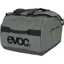 EVOC Duffle Bag 40 - Dark Olive - Black -Aqua Fit Shop evoc duffle bag 40 dark olive black 4 1542909