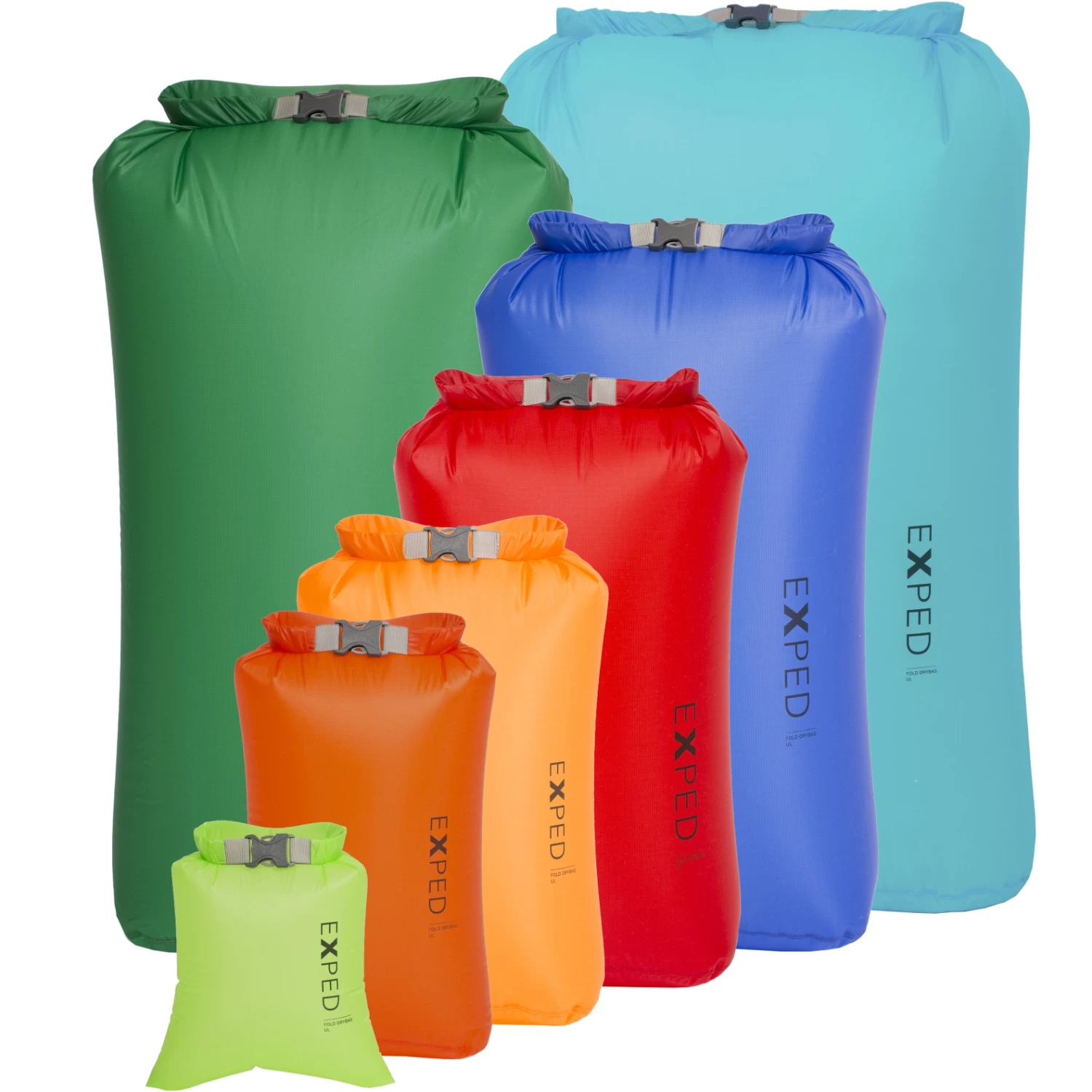 Exped Fold Drybag UL - XL - Emerald 4 Exped Fold Drybag UL - XL - Emerald - Image 2