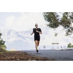 Fe226 Women's AeroForce Speed Suit With Sleeves - Black -Aqua Fit Shop fe226 women s aeroforce speed suit with sleeves black 15 1199628