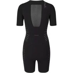 Fe226 Women's AeroForce Speed Suit With Sleeves - Black -Aqua Fit Shop fe226 women s aeroforce speed suit with sleeves black 7 1199620