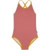 Finkid UIMAPUKU BEACH Girls Swimsuit - Terra Cotta/sunflower -Aqua Fit Shop finkid uimapuku beach girls swimsuit 3 1369363