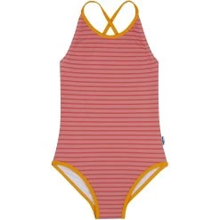 Finkid UIMAPUKU BEACH Girls Swimsuit - Terra Cotta/sunflower
