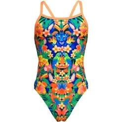 Funkita Single Strap One Piece Swimsuit Girls - Jungle Town