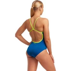 Funkita Single Strap One Piece Swimsuit Women - Glaciar Glam -Aqua Fit Shop funkita ladies single strap one piece swimsuit glaciar glam 5 1559111