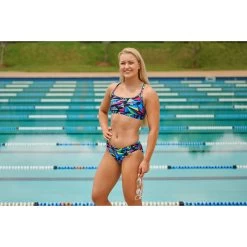 Funkita Sports Bikini Briefs Women - Beat It -Aqua Fit Shop funkita ladies sports bikini top beat it 7 1502005