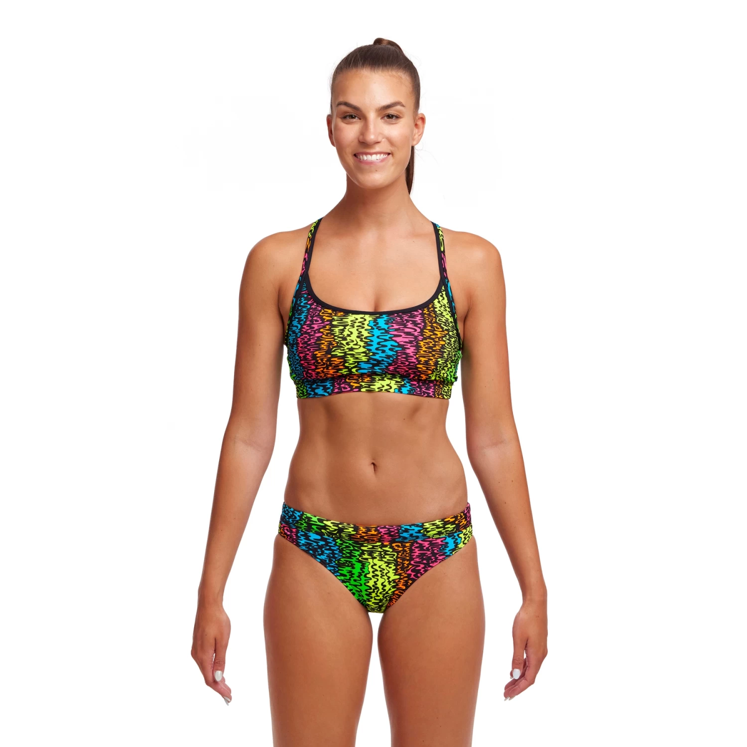 Funkita Sports Eco Bikini Briefs Women - Sunset West 4 Funkita Sports Eco Bikini Briefs Women - Sunset West - Image 2
