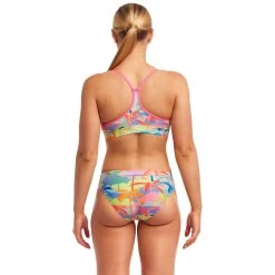 Funkita Swim Crop Eco Bikini Top Women - Poka Palm -Aqua Fit Shop funkita ladies swim crop eco bikini top poka palm 3 1559433