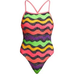 Funkita Tie Me Tight One Piece Swimsuit Women - Worm Burner