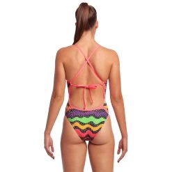 Funkita Tie Me Tight One Piece Swimsuit Women - Worm Burner -Aqua Fit Shop funkita ladies tie me tight one piece swimsuit worm burner 3 1468405
