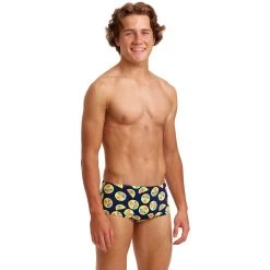 Funky Trunks Sidewinder Eco Trunks Boys - You Lemon -Aqua Fit Shop funky trunks boys sidewinder trunks eco you lemon 3 1559821