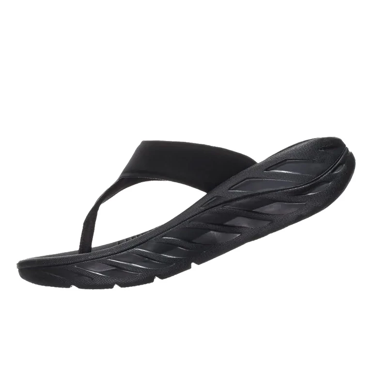 Hoka Ora Recovery Flip Women's Thong Sandals - Black / Dark Gull Gray 6 Hoka Ora Recovery Flip Women's Thong Sandals - Black / Dark Gull Gray - Image 4