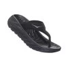 Hoka Ora Recovery Flip Women's Thong Sandals - Black / Dark Gull Gray 1 Hoka Ora Recovery Flip Women's Thong Sandals - Black / Dark Gull Gray -Aqua Fit Shop hoka one one ora recovery flip 2 women thongs black dark gull gray 06 856402