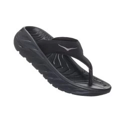 Hoka Ora Recovery Flip Women's Thong Sandals - Black / Dark Gull Gray