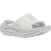 Hoka Ora Recovery Slide 3 Unixes Slippers - White / White -Aqua Fit Shop hoka ora recovery slide 3 unixes slippers white white6 1364849