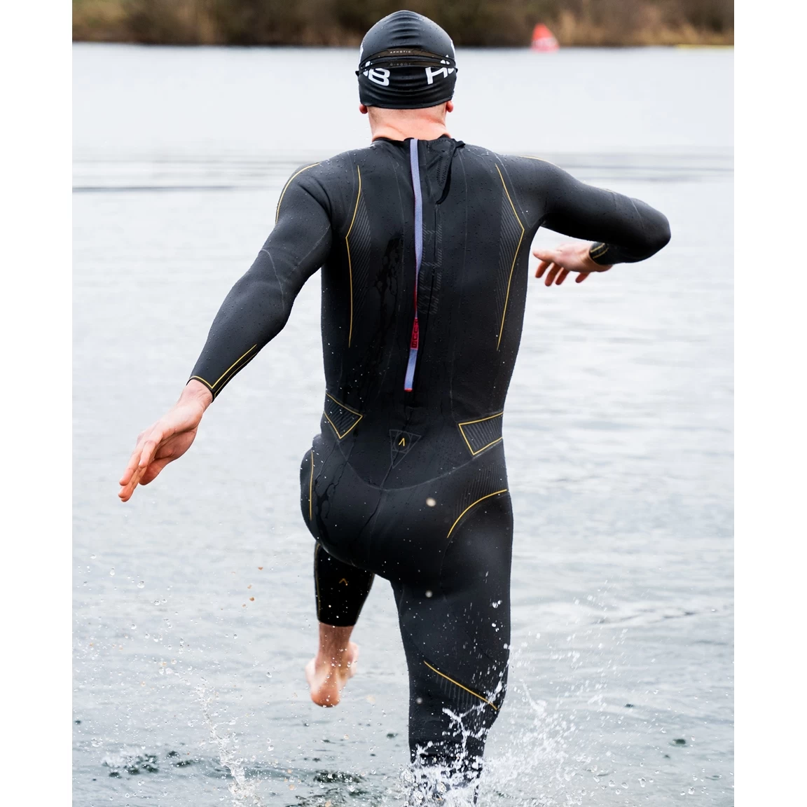 HUUB Design Alchemy 3:5 Wetsuit - Black/grey/gold 9 HUUB Design Alchemy 3:5 Wetsuit - Black/grey/gold - Image 7
