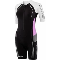 HUUB Design Anemoi 2 SUB22 Trisuit Women - Black/white/aqua -Aqua Fit Shop huub design anemoi 2 sub22 trisuit women black white aqua 1 1425194