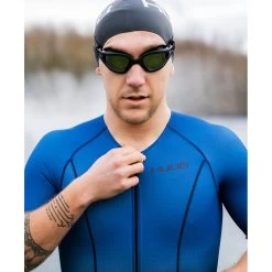 HUUB Design Commit Long Course Tri Suit - Black/navy -Aqua Fit Shop huub design commit long course tri suit black navy 25 1437442