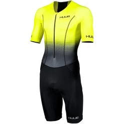 HUUB Design Commit Long Course Trisuit - Black/fluo Yellow -Aqua Fit Shop huub design commit long course trisuit black fluo yellow 1 1171869