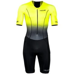 HUUB Design Commit Long Course Trisuit - Black/fluo Yellow