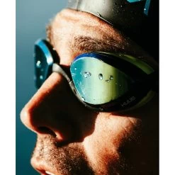 HUUB Design Pinnacle Air Seal Goggle - White/red -Aqua Fit Shop huub design pinnacle air seal goggle white red 21 1426297