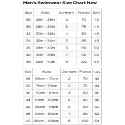 Zone3 Men's Prism 2.0 Jammers - Navy/yellow -Aqua Fit Shop mens swimwear size chart 978435 1