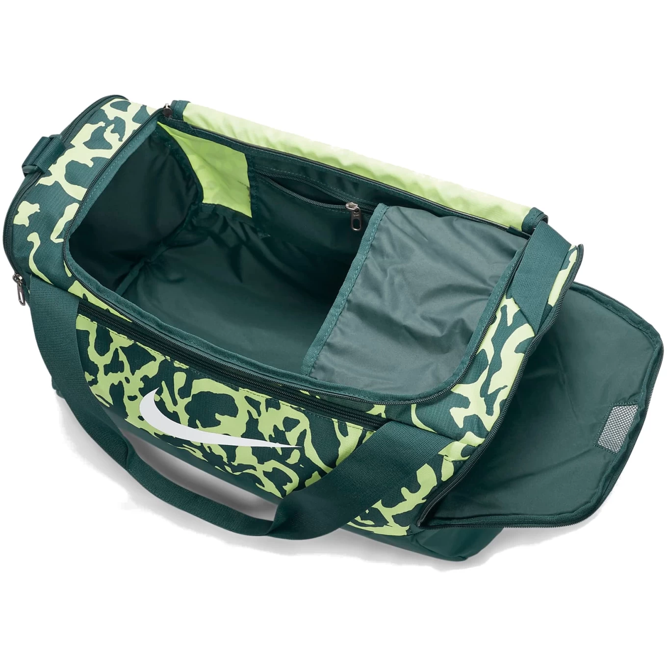 Nike Brasilia 9.5 Training Duffel Bag 41L (Small) - Deep Jungl/light Lemon Twist/white FB2829-328 6 Nike Brasilia 9.5 Training Duffel Bag 41L (Small) - Deep Jungl/light Lemon Twist/white FB2829-328 - Image 4