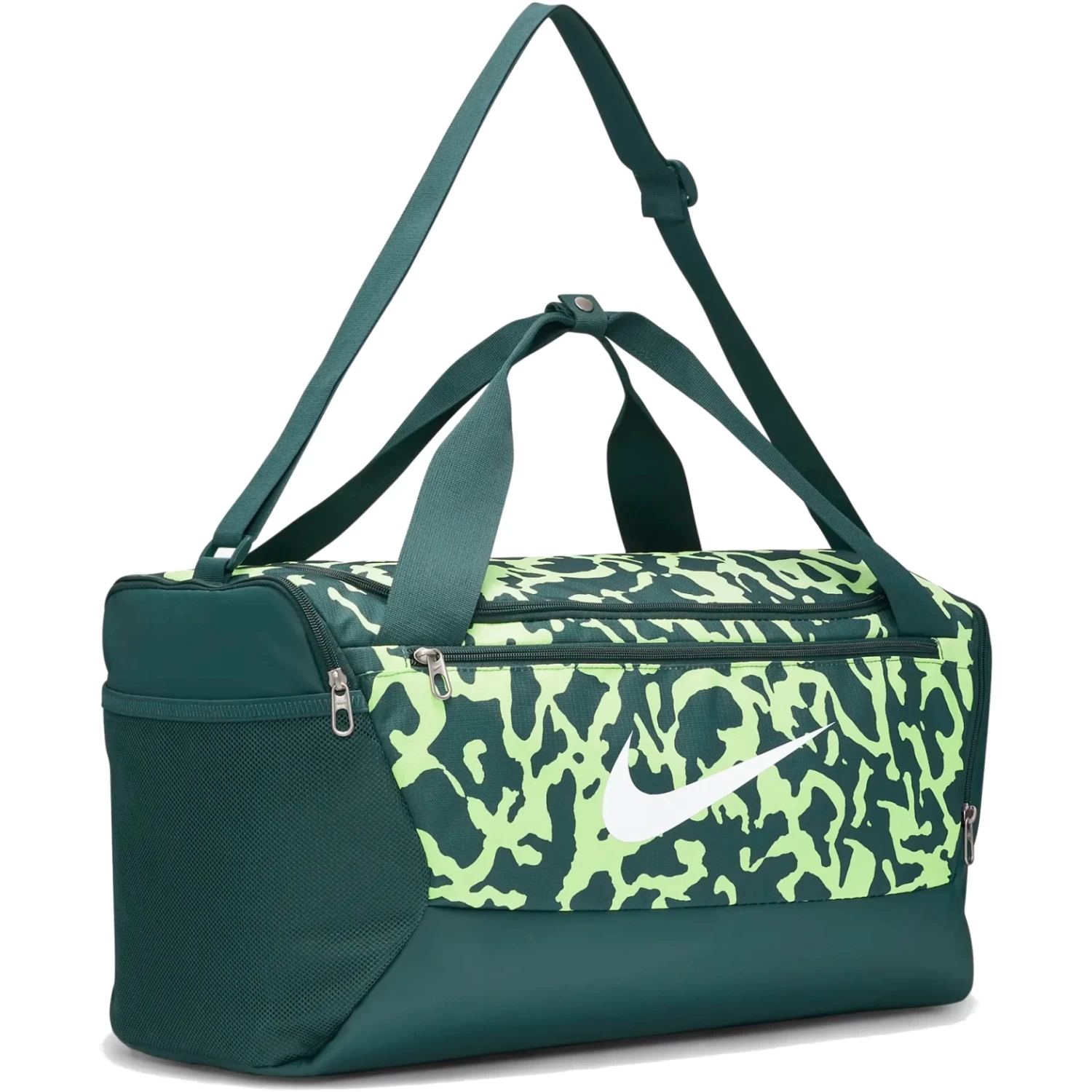 Nike Brasilia 9.5 Training Duffel Bag 41L (Small) - Deep Jungl/light Lemon Twist/white FB2829-328 5 Nike Brasilia 9.5 Training Duffel Bag 41L (Small) - Deep Jungl/light Lemon Twist/white FB2829-328 - Image 3