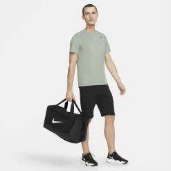 Nike Brasilia 9.5 Training Duffel Bag 41L (Small) - Black/black/white DM3976-010 -Aqua Fit Shop nike brasilia 9 5 training duffel bag small dm3976 010 11 1121895